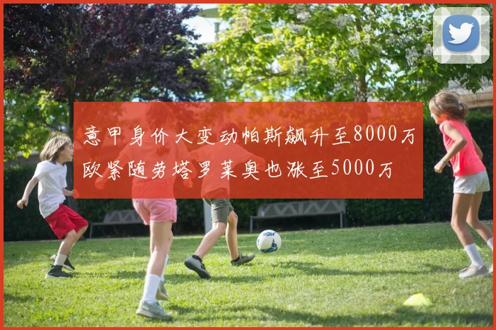 意甲身价大变动帕斯飙升至8000万欧紧随劳塔罗莱奥也涨至5000万